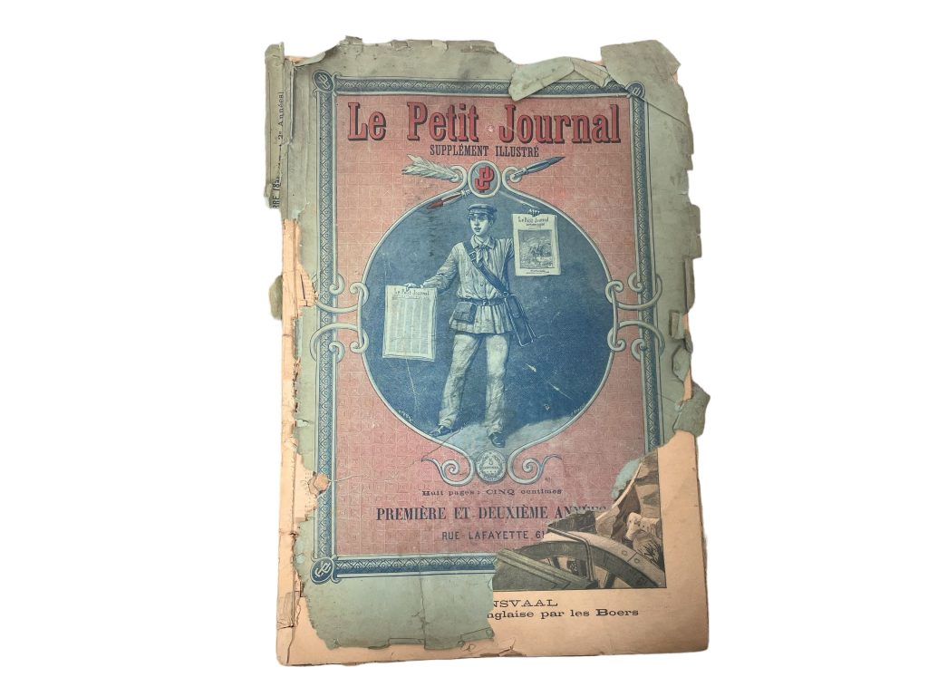 Antique French Job Lot Le Petit Journal Newspaper Supplement Illustre Number 481 to 528 Illustrations 8 Pages Per Edition Year 1900