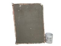 Alternative view of Vintage Haitian Folk Art Original Acrylic Painting Paint Art On Raw Canvas Signed Monel "Mothers" circa 1980-90's