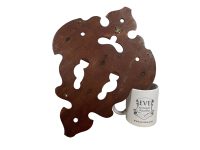 Alternative view of Vintage French Shelf Small Wooden Wood Wall Mounted Support Display Wall Hanging Display Decor Finishing circa 1950-60's