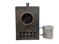 Alternative view of Vintage French Mollier Paris Spotlight Spot Light Theatre Stage Light Metal Electric Lamp Light circa 1950-60's