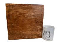 Alternative view of Stool Vintage Thai Small Table Heavy Stand Plinth Wooden Wood Chair Seat Side Flower Pot Display Ornate Substantial Tabouret c1980's