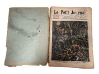 Alternative view of Antique French Job Lot Le Petit Journal Newspaper Supplement Illustre Number 946 to 997 Illustrations 8 Pages Per Edition Year 1909