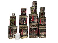 Alternative view of Vintage English Collection Job Lot Of Seventeen 17 Tea Storage Tins Tin Mixed circa 1980-90's