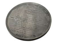Alternative view of Vintage French Louis V DIT Tin Collectors Medal Medallion Coin Decorative Ornament c1970-80's