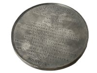 Alternative view of Vintage French Hugues Capet Tin Collectors Medal Medallion Coin Decorative Ornament c1970-80's