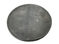 Alternative view of Vintage French King Henri II Tin Collectors Medal Medallion Coin Decorative Ornament c1970-80's