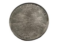 Alternative view of Vintage French Philippe II DIT Tin Collectors Medal Medallion Coin Decorative Ornament c1970-80's