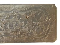 Alternative view of Antique Chinese Mother Of Pearl Carved Gaming Chips Counters Tokens Hand Carved Engraved Decorative Plaque circa 1800-1850's