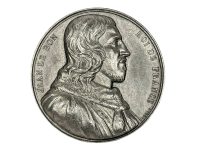 Vintage French Jean Le Bon Tin Collectors Medal Medallion Coin Decorative Ornament c1970-80's