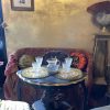 Vintage German Coasters Doilies Flower Decorated Ornate Table Dressing Viscose Tapestry Brocade circa 1970's