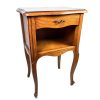 Vintage French Wooden Small Nightstand Sideboard Bedside Cabinet Rest Cupboard Small Storage Unit Wood Display c1970-80's