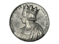 Vintage French Philippe III DIT Tin Collectors Medal Medallion Coin Decorative Ornament c1970-80's