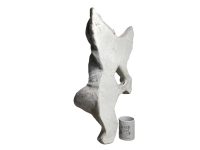 Alternative view of Vintage French Large Wall Hanging Cherub Angel Putti Display Stand Display Wall Decor c1970-80's