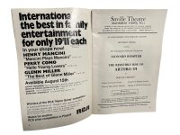 Alternative view of Original Vintage Theatre Program Play Musical Souvenir Arturo UI Saville Theatre Collectable Programme 1969