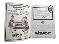 Alternative view of Original Vintage Theatre Program Play Musical Souvenir Gaslight New Zealand Tour Collectable Programme 1975