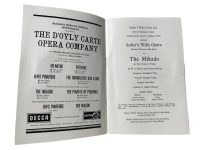 Alternative view of Original Vintage English Sadler's Wells Theatre The Mikado Program Play Musical Souvenir Collectable Programme c1962