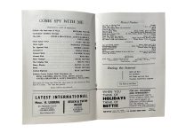 Alternative view of Original Vintage English Golders Green Hippodrome Theatre Come Spy With Me Program Play Musical Souvenir Collectable Programme c1966