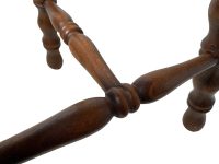 Alternative view of Stool Plant Stand Vintage French Wooden Wood Chair Seat Kitchen Side Table Kitchen Flower Pot Plinth Display Tabouret circa 1960-70's