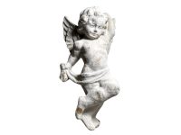 Vintage French Large Wall Hanging Cherub Angel Putti Display Stand Display Wall Decor c1970-80's
