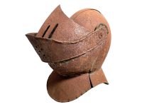 Vintage Antique French Display Theater Reproduction Medieval Knight Helmet Armour Outfit Prop Re-enactment Display Collector c1930's