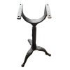 Vintage French Heavy Small Bistro Style Side Table Leg Stand Cast Iron Stand Plinth Add Your Own Top Lion Claw circa 1950-60's