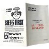 Original Vintage English Strand Theatre An Ideal Husband Program Play Musical Souvenir Collectable Programme circa 1966