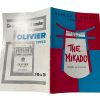 Original Vintage English Sadler's Wells Theatre The Mikado Program Play Musical Souvenir Collectable Programme c1962