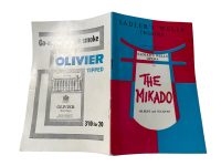 Original Vintage English Sadler's Wells Theatre The Mikado Program Play Musical Souvenir Collectable Programme c1962