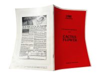 Original Vintage English Lyric Theatre Cactus Flower Tony Britton Program Play Musical Souvenir Collectable Programme circa 1967