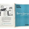 Original Vintage English Apollo Theatre Boeing Boeing Program Play Musical Souvenir Collectable Programme c1962