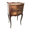 Vintage French wooden bedside cabinet