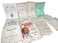 Original Vintage American English Music Song Sheets Sheet Music From Shows & Plays Musical Souvenir Showtime circa 1950-60's