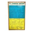 Vintage French Bus Stop Coach Timetable Courriers Bretons La Gacilly Rennes Ploermel circa 1957