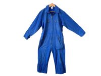 Vintage French Overall Work Clothes Blue Jumpsuit Coveralls French Size 2 44 46 M/L 1990's