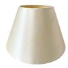 Vintage French Cream Satin Lamp Shade Lampshade Desk Table Light circa 1980's