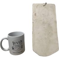 Alternative view of Vintage French White Ceramic Quince Fruit Wall Decorative Hanging Plaque Wall Decor Decoration c1870-80's