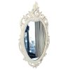 Vintage American Syroco Style Reproduction Wall Hanging Glass Mirror Decorative Cloakroom circa 1990-2000's
