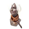 Vintage French Brown Mink Cravat Fur Collar Scarf Wrap Tie Taxidermy circa 1950-60's