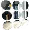 Vintage French Nine Circular Wall Mirror Mirrors Wall Dressing Bathroom Bedroom Boudoir Glass Metal c2000