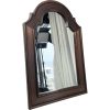 Vintage French Traditional Styled Wall Mirror Wood Wooden Framed Mirror Dressing Table Bathroom Bedroom Boudoir c1970-80's