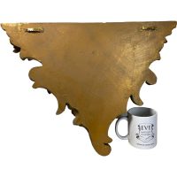 Alternative view of Vintage Italian Shelf Florentine Style Florence Gold Resin Ornately Decorated Small Wall Hanging Plinth Display c1970-80's