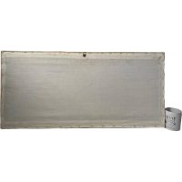 Alternative view of Vintage French Tapestry Country Water Mill Cottage On River Trees Framed Wall Hanging circa 1970's