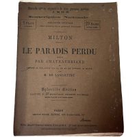 Alternative view of Antique French Milton Le Paradis Perdu The Lost Paradise Subsciption Booklet Illustrations Book 7 Pages Memorabilia Collector 1865
