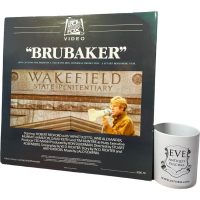 Alternative view of Vintage English Laservision Two Disc Videodisc Brubaker Movie PAL SECAM Digital Media Memorabilia Collector c1980