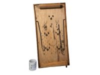 Alternative view of Vintage French Pinball Style Bagatelle Pinball Table Top Game Board Game Gaming Games Toy Marble circa 1920-40's