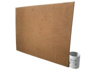 Alternative view of Vintage French Normandy Chateaux Painting Acrylic Trees Countryside On Wood Board c1950-60's