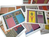 Alternative view of Vintage French Prints Of Antique Wall Paper Samples Print On Paper Theatre Prop Staging c1960-70's