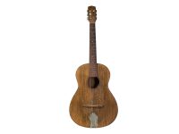 Alternative view of Vintage French Guitar Decorative Stringed Musical Instrument Damaged Worn circa 1960-1970's