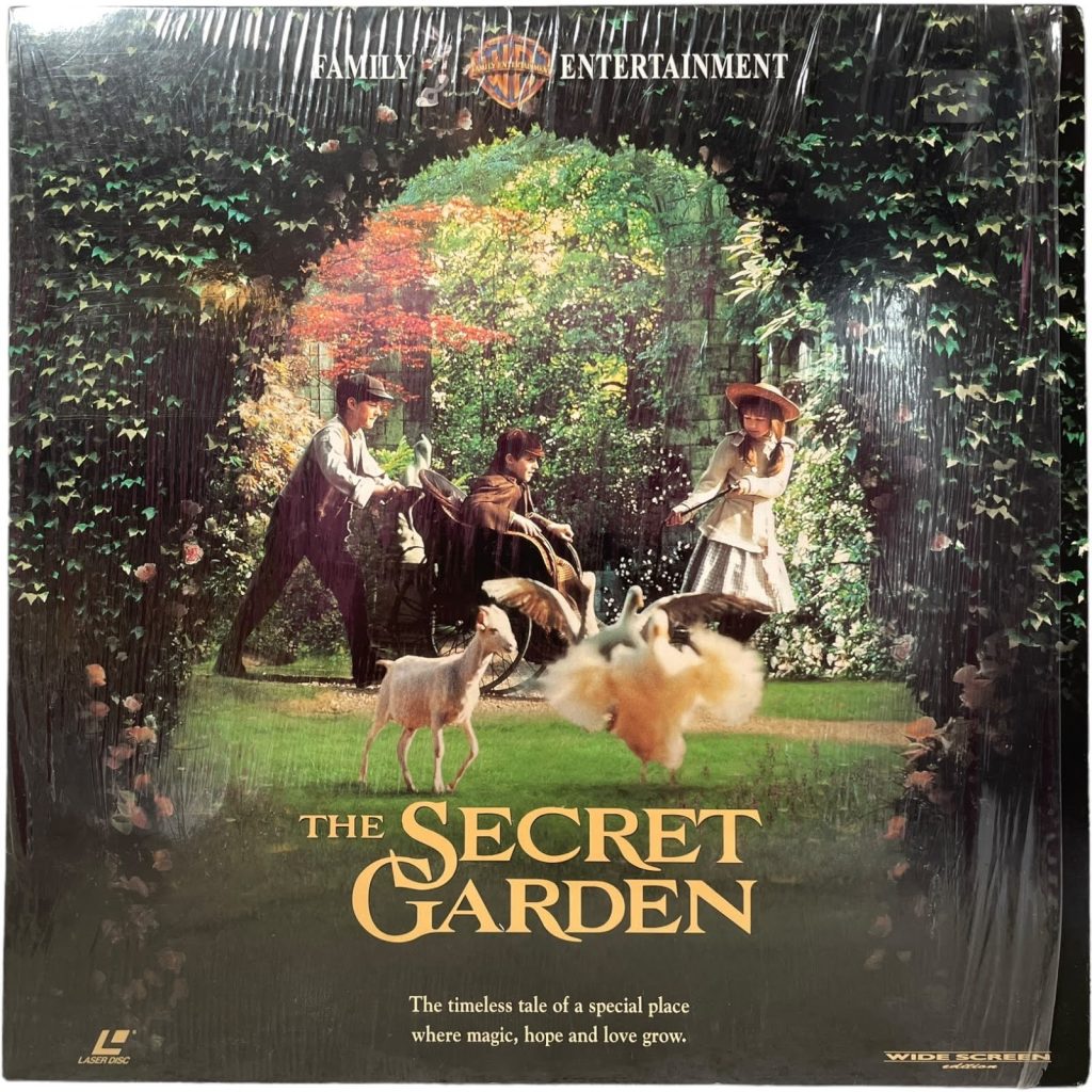 Vintage American US Laservision Videodisc The Secret Garden Movie NTSC Digital Media Memorabilia Collector c1993