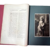 Antique French Les Chefs-D'Oeuvre Des Grands Maitres Grand Masters Artist Booklet Prints Book 8 Pages Memorabilia Collector No 9 c1903